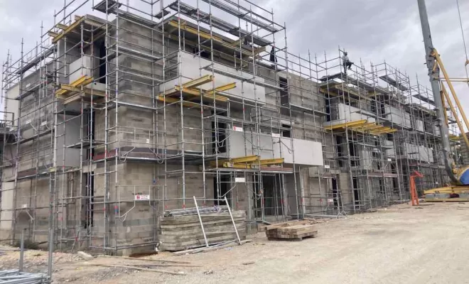 Échafaudage  immeuble, Perpignan, STEIS ECHAFAUDAGES